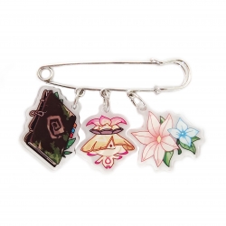 Genshin Impact 3 Pendants Clot...