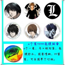 Death note Anime round Badge B...