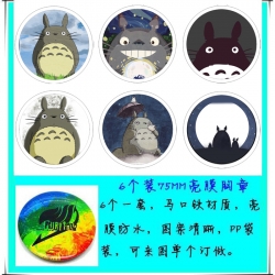 TOTORO Anime round Badge Brigh...