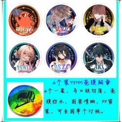 Chainsaw man Anime round Badge...