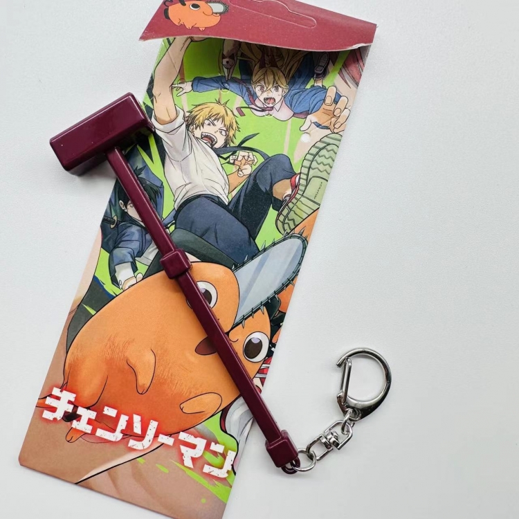 Chainsaw man Animation metal key chain pendant price for 5 pcs