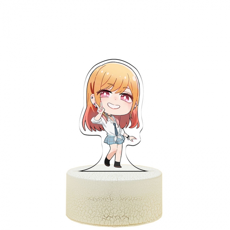 Sono Bisque Doll wa Koi o Suru Acrylic night light 16 kinds of color changing USB interface box 14X7X4CM white base