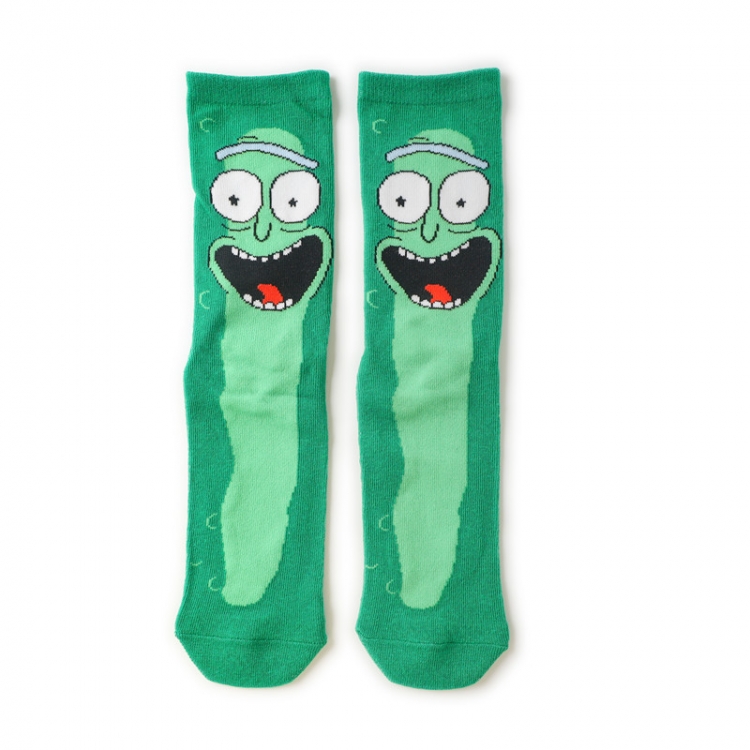 Rick and Morty Anime cartoon socks combed cotton neutral socks straight socks Price for 5 Pairs