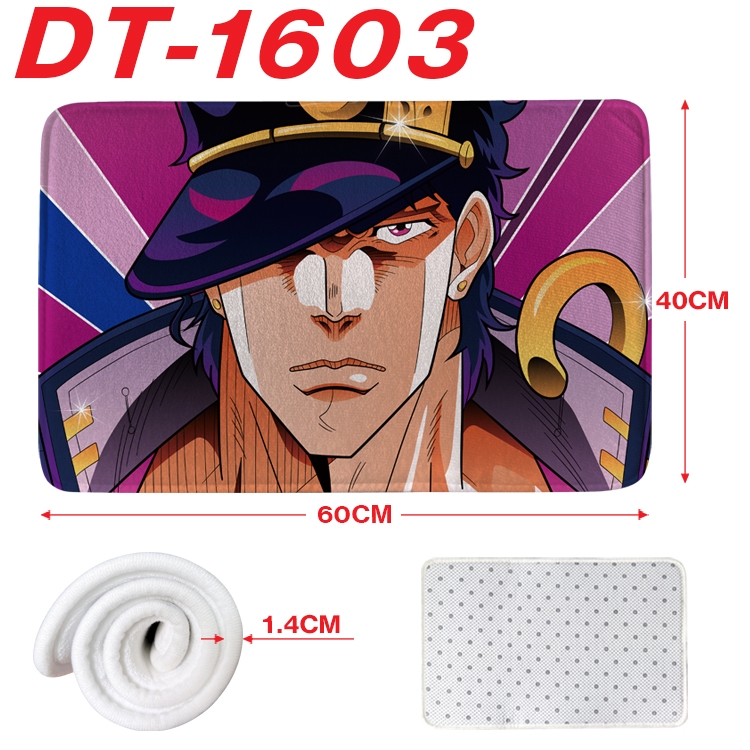 JoJos Bizarre Adventure Animation full-color carpet floor mat 40x60X1.4cm DT-1603