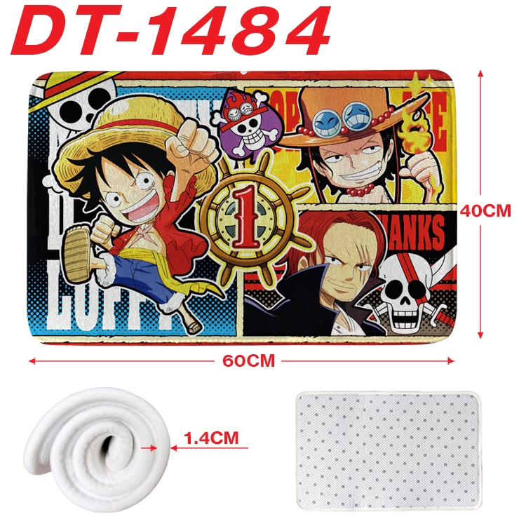 One Piece Animation full-color carpet floor mat 40x60X1.4cm DT-1484