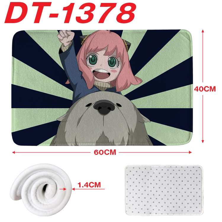 SPY×FAMILY Animation full-color carpet floor mat 40x60X1.4cm  DT-1378