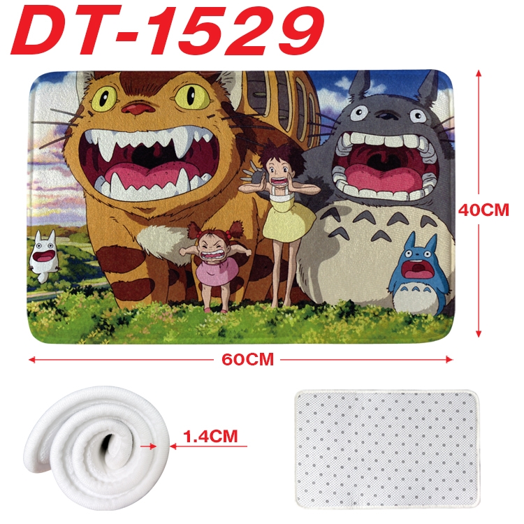 TOTORO Animation full-color carpet floor mat 40x60X1.4cm DT-1529