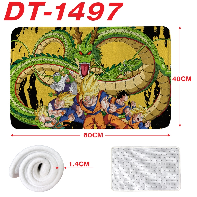 DRAGON BALL Animation full-color carpet floor mat 40x60X1.4cm DT-1497