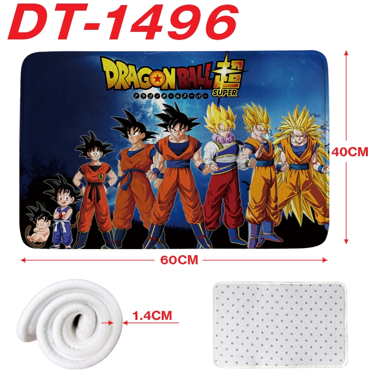 DRAGON BALL Animation full-color carpet floor mat 40x60X1.4cm  DT-1496