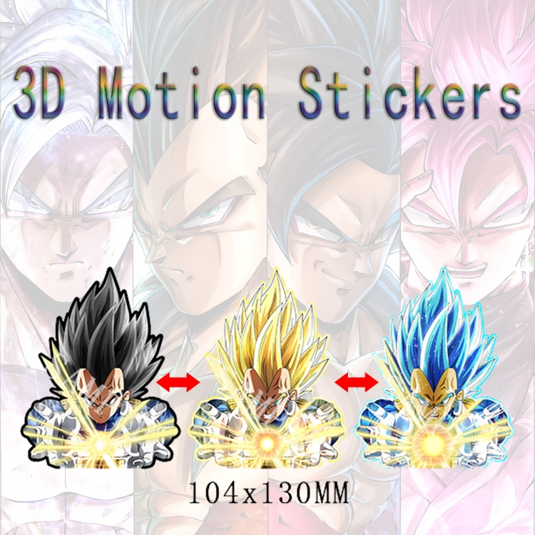 DRAGON BALL 3D HD variable map car computer animation stickers price for 2 pcs