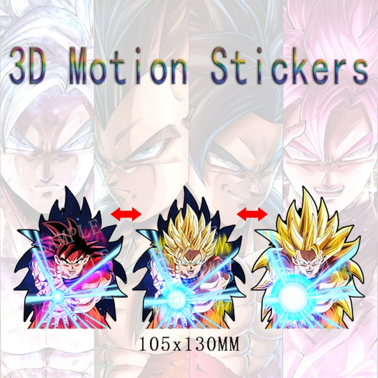 DRAGON BALL 3D HD variable map car computer animation stickers price for 2 pcs