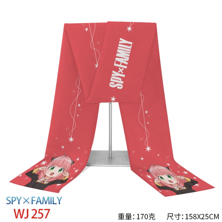 SPY×FAMILY Anime full-color flannelette scarf 158x25cm WJ-257