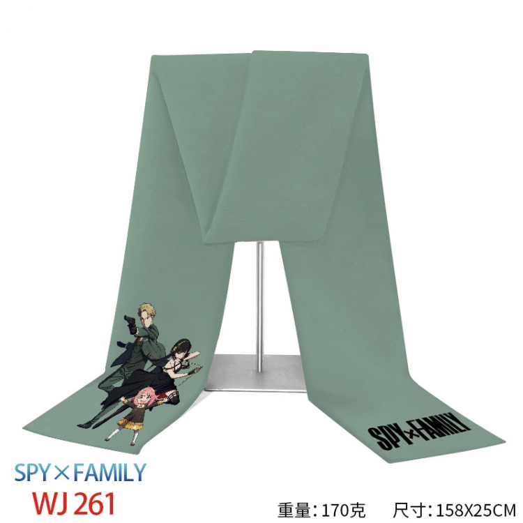 SPY×FAMILY Anime full-color flannelette scarf 158x25cm  WJ-261