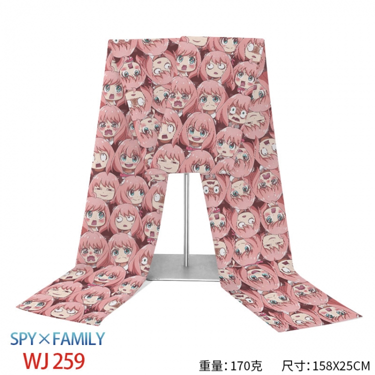 SPY×FAMILY Anime full-color flannelette scarf 158x25cm WJ-259