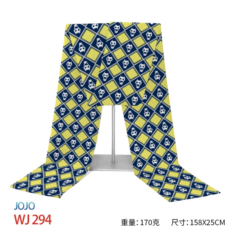 JoJos Bizarre Adventure Anime full-color flannelette scarf 158x25cm WJ-294