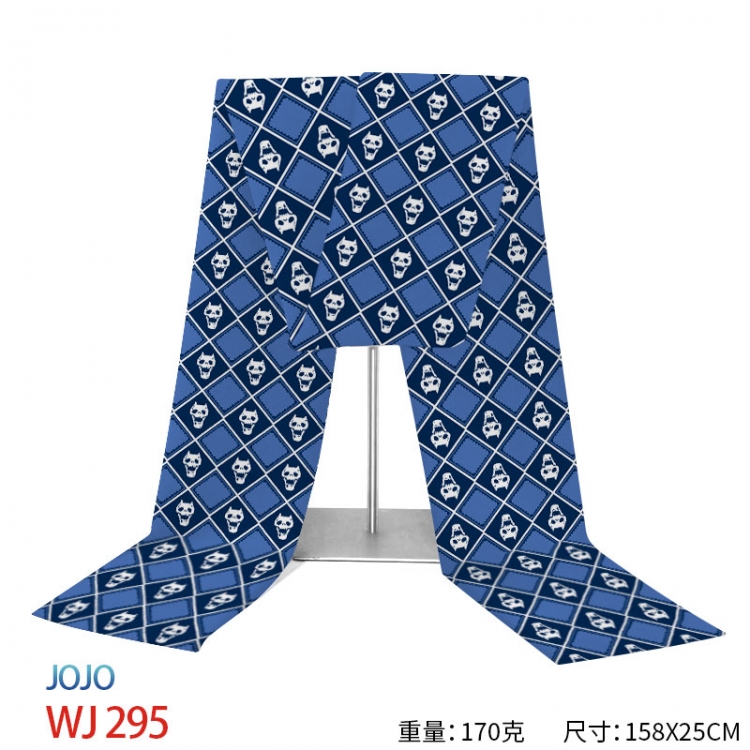 JoJos Bizarre Adventure Anime full-color flannelette scarf 158x25cm WJ-295