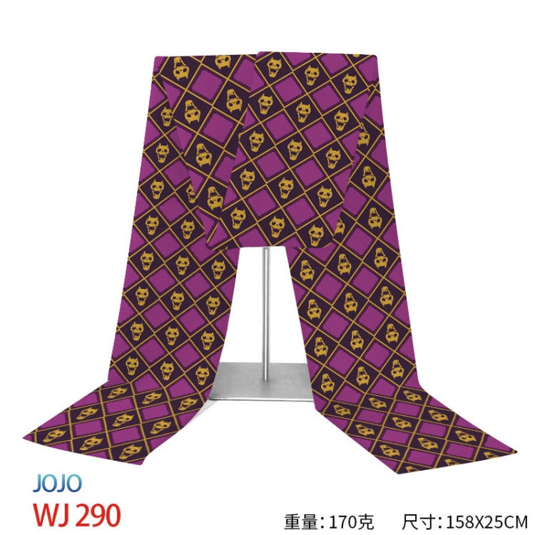 JoJos Bizarre Adventure Anime full-color flannelette scarf 158x25cm WJ-290