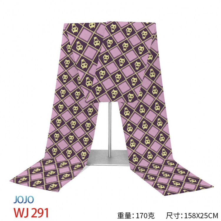 JoJos Bizarre Adventure Anime full-color flannelette scarf 158x25cm WJ-291