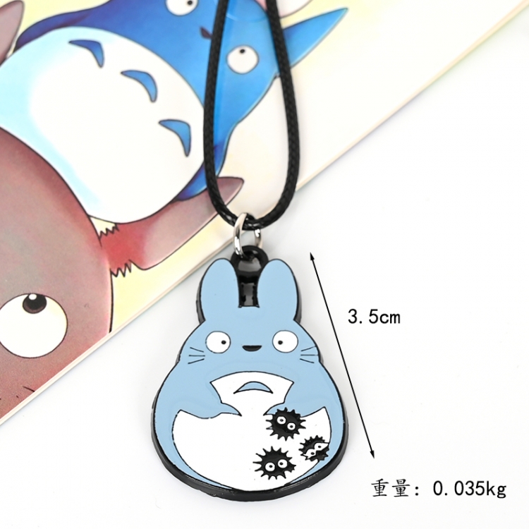 TOTORO Animation peripheral leather rope necklace pendant price for 5 pcs