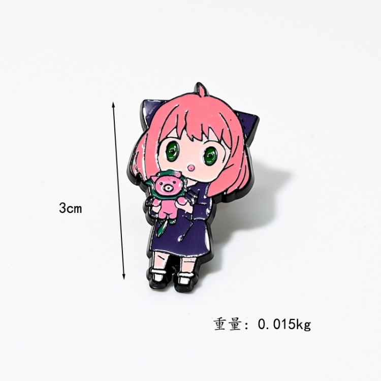 SPY×FAMILY  Cartoon metal brooch badge price for 5 pcs