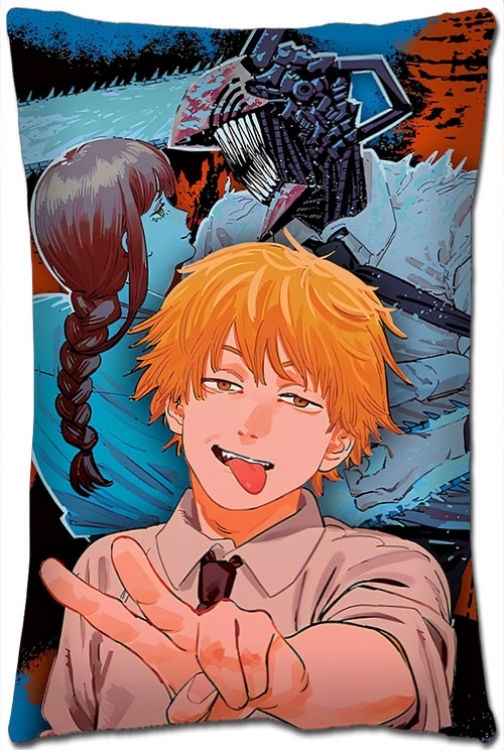 Chainsaw man Anime double-sided long throw pillow 40X60CM NO FILLING D3-29
