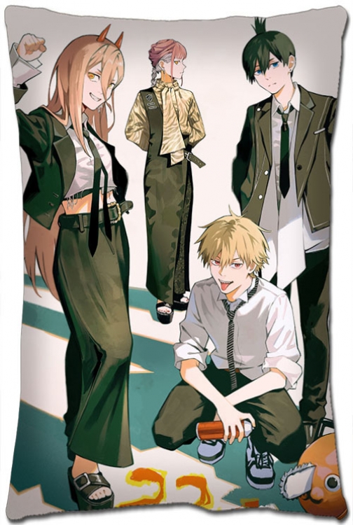 Chainsaw man Anime double-sided long throw pillow 40X60CM NO FILLING D3-13