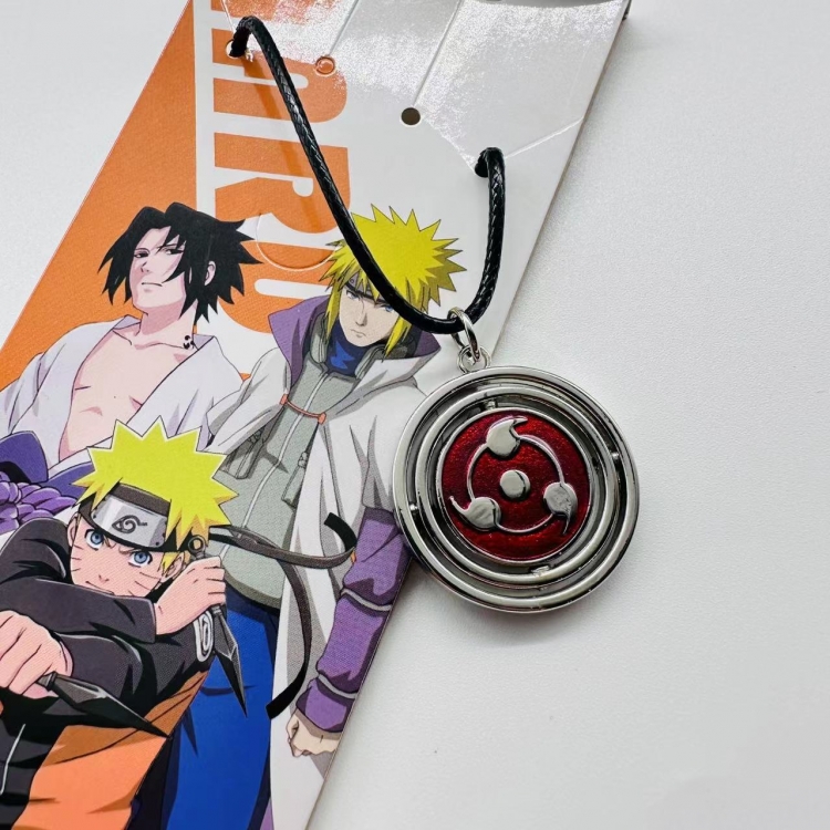 Naruto Animation peripheral leather rope necklace pendant price for 5 pcs