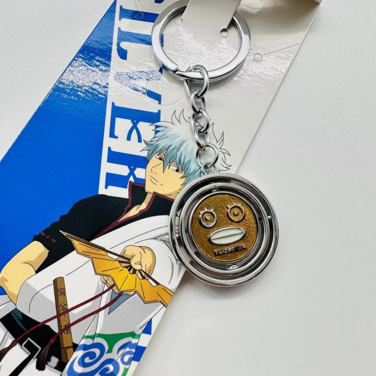 Gintama Animation metal key chain pendant price for 5 pcs