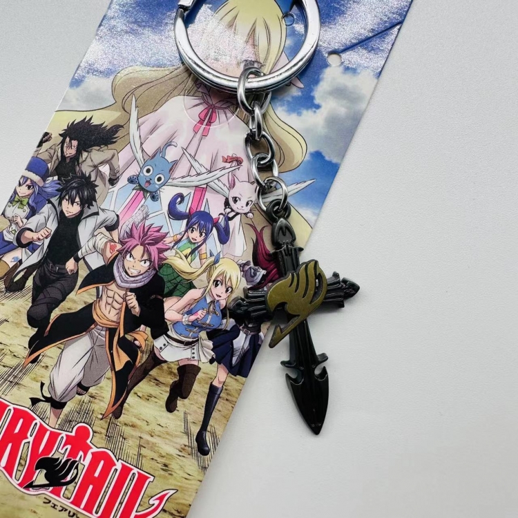 Fairy tail Animation metal key chain pendant price for 5 pcs