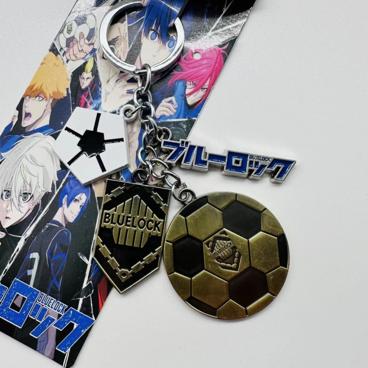 BLUE LOCK  Animation cartoon key chain schoolbag pendant