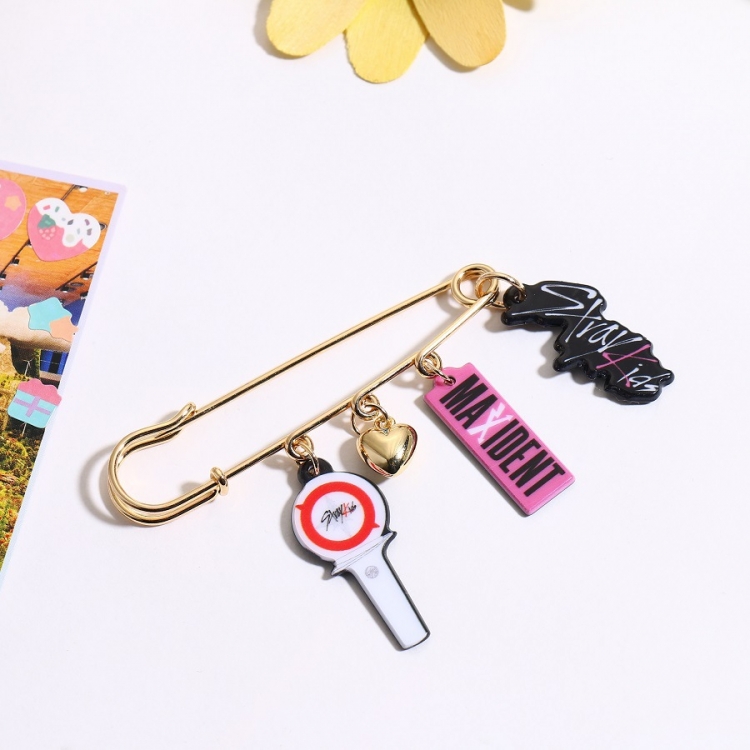 sk Korean stars around brooch bag clothing pin accessories