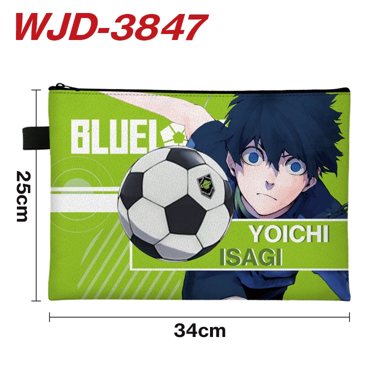 BLUE LOCK Anime Full Color A4 Document Bag 34x25cm WJD-3847