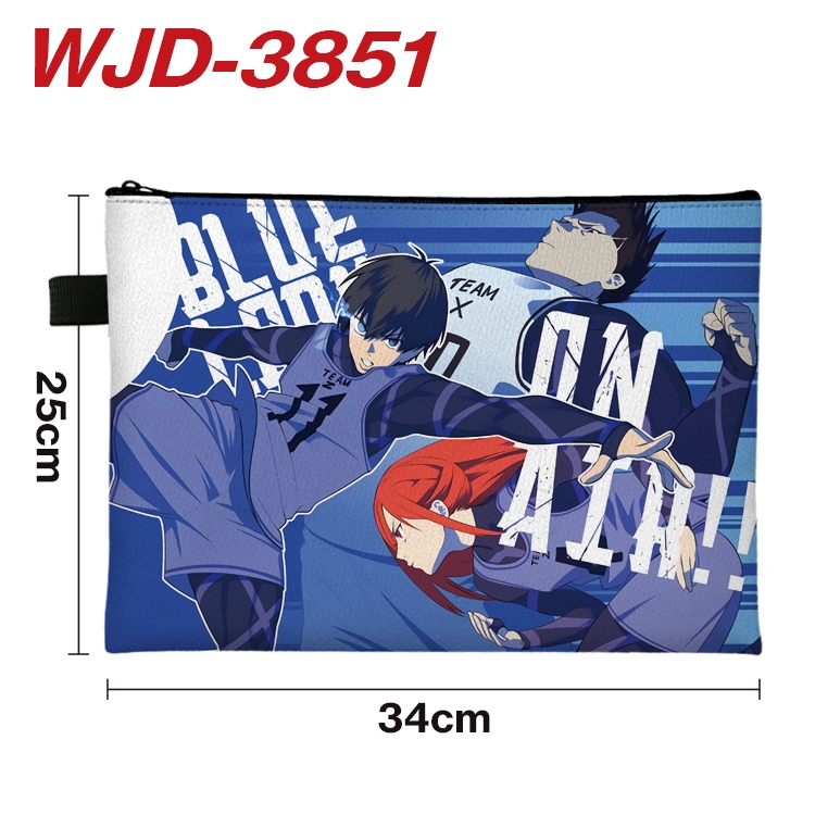 BLUE LOCK Anime Full Color A4 Document Bag 34x25cm WJD-3851