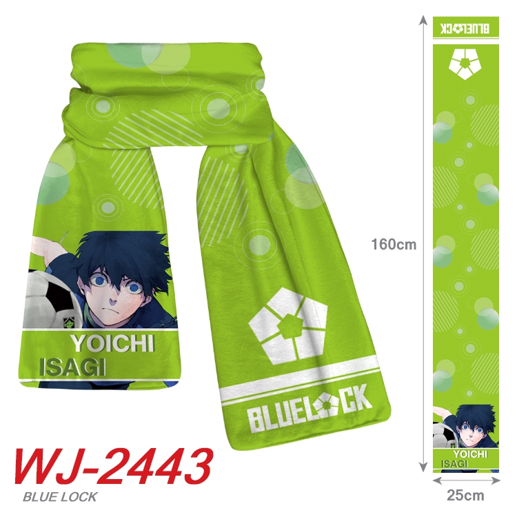 BLUE LOCK Anime Plush Impression Scarf Neck 25x160cm WJ-2443