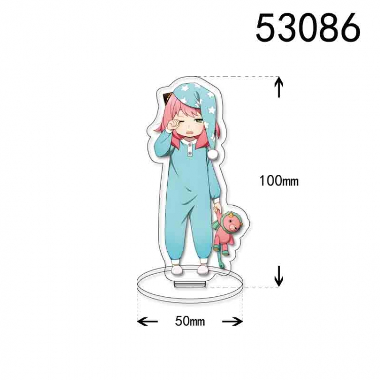 SPY×FAMILY Anime characters acrylic Standing Plates Keychain 10CM 53086
