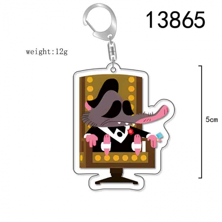 Zootopia Anime Acrylic Keychain Charm price for 5 pcs 13865