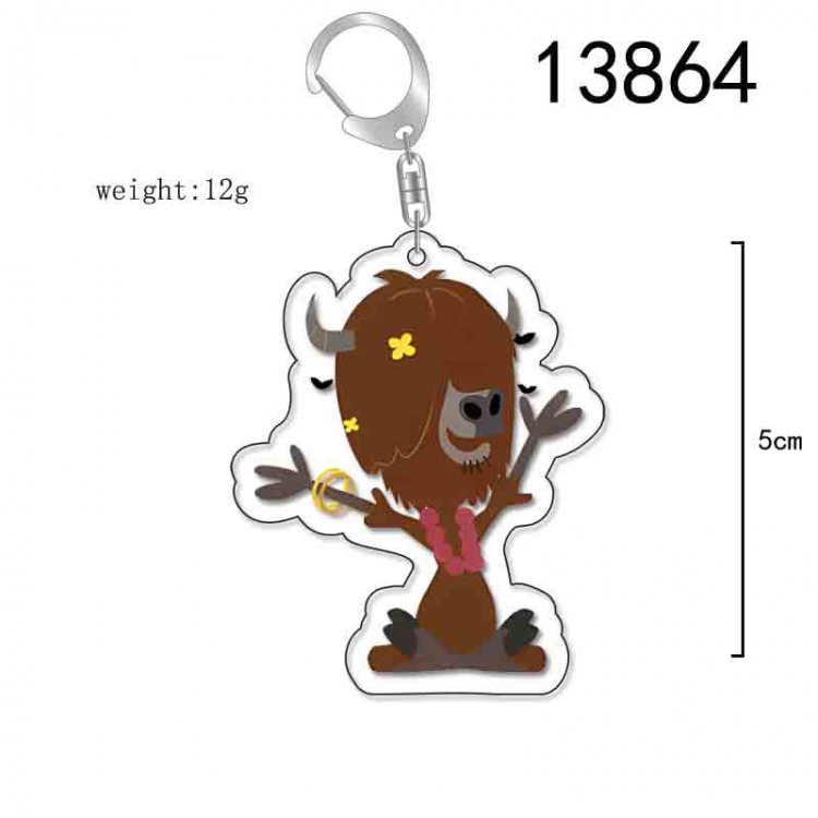 Zootopia Anime Acrylic Keychain Charm price for 5 pcs 13864