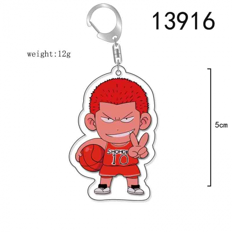 Slam Dunk Anime Acrylic Keychain Charm price for 5 pcs 13916