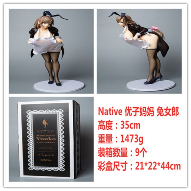 Native  Boxed Figure Decoration Model   35cm