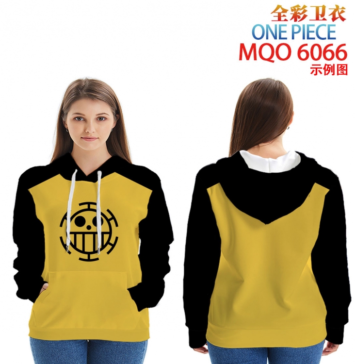 One Piece Long Sleeve Zip Hood Patch Pocket Sweatshirt from 2XS to 4XL  MQO 6066