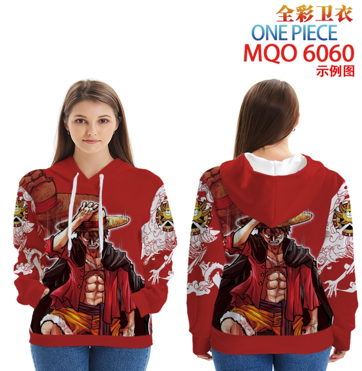 One Piece Long Sleeve Zip Hood Patch Pocket Sweatshirt from 2XS to 4XL MQO 6060