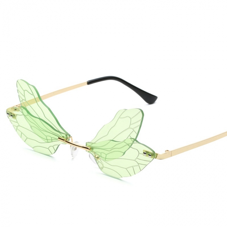 Sunglasses Womens Dragonfly Wings Sunglasses Funny Ball Glasses  price for 2 pcs