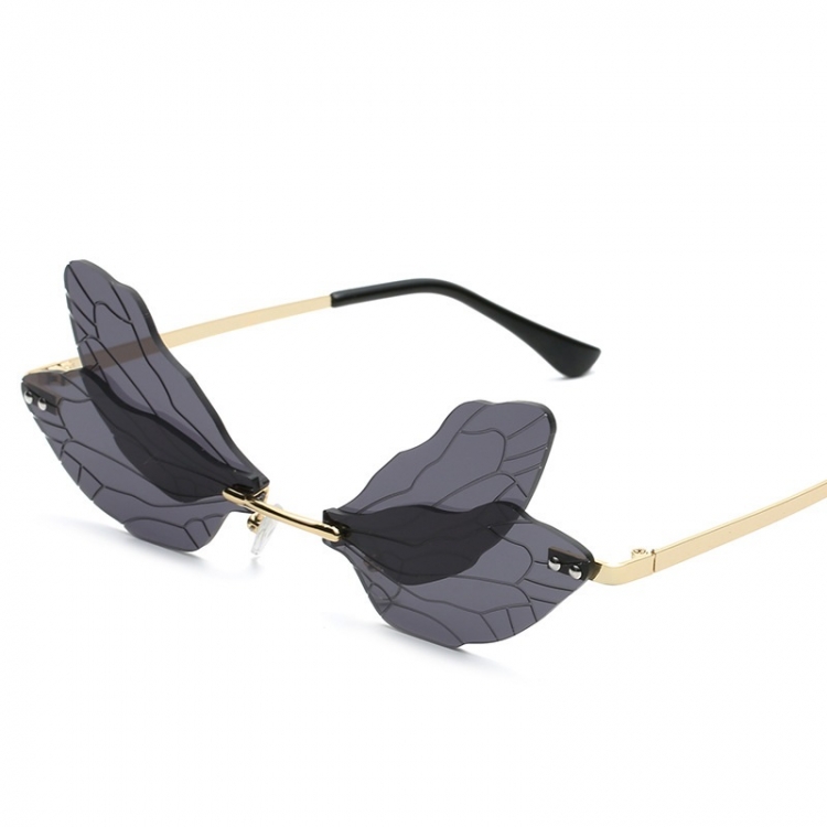 Sunglasses Womens Dragonfly Wings Sunglasses Funny Ball Glasses  price for 2 pcs