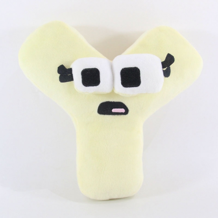 Alphabet Lore Crystal super soft PP cotton plush toy 22X22X7CM