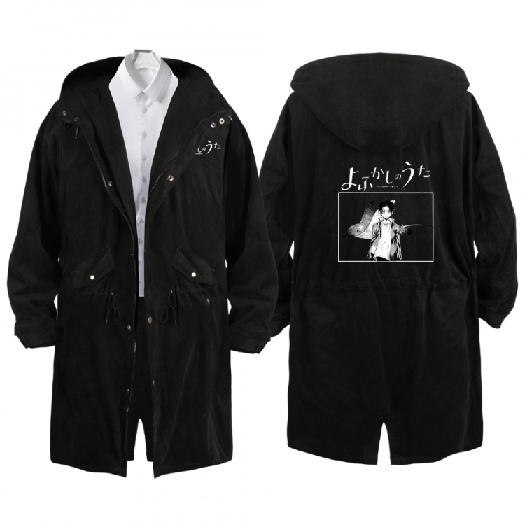 Call of the Night Anime Peripheral Hooded Long Windbreaker Jacket from S to 3XL