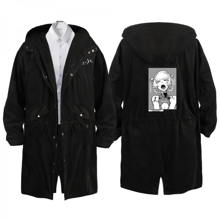 Call of the Night Anime Peripheral Hooded Long Windbreaker Jacket from S to 3XL