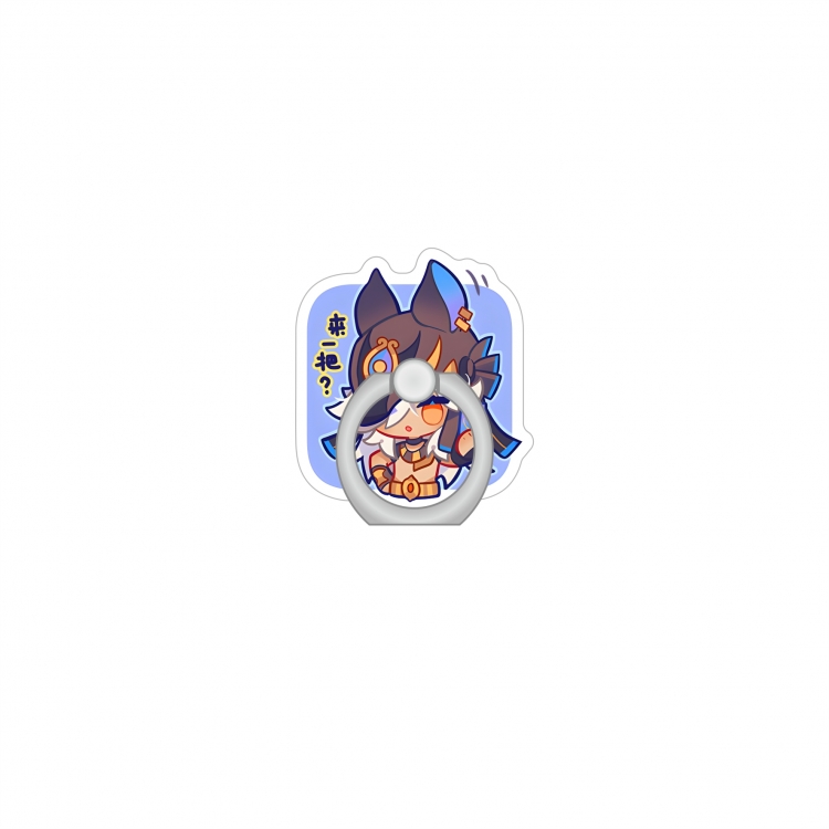 Genshin Impact Anime Peripheral Acrylic Ring Buckle Phone Holder price for 5 pcs