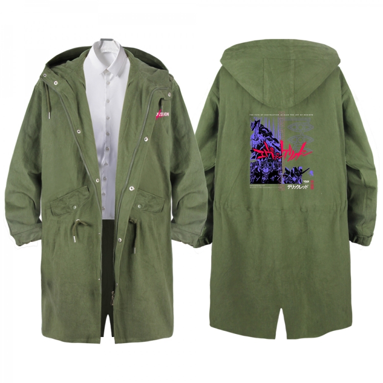 BERSERK Anime Peripheral Hooded Long Windbreaker Jacket from S to 3XL