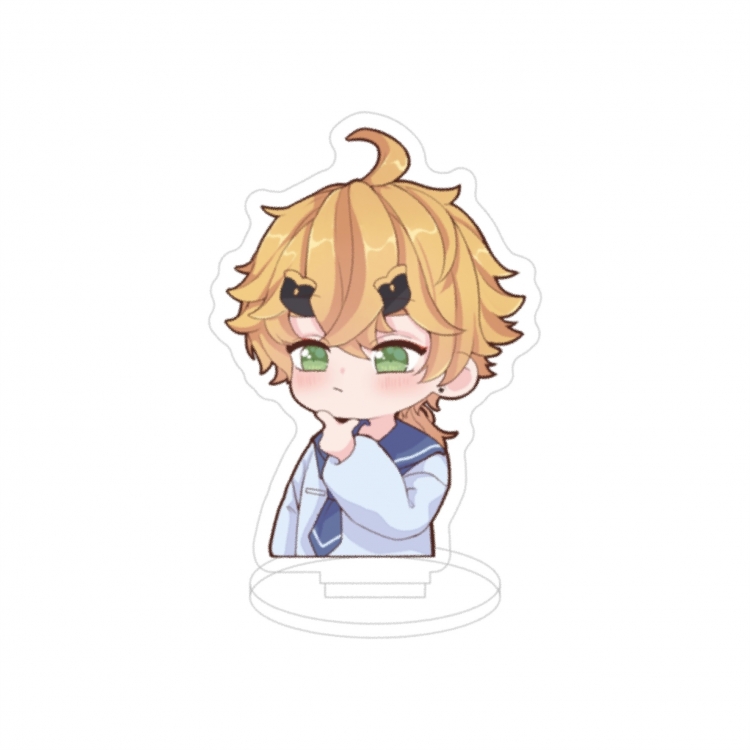 Genshin Impact Double layer Anime characters acrylic Standing Plates Keychain 10cm