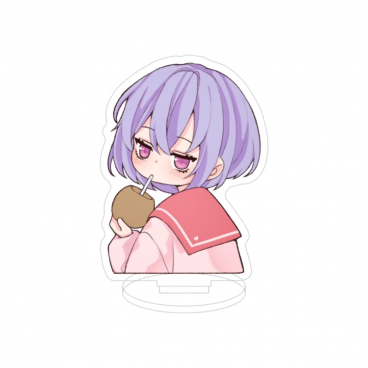 Genshin Impact Double layer Anime characters acrylic Standing Plates Keychain 10cm